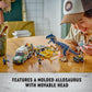 LEGO Jurassic World Dinosaur Missions: Allosaurus Transport Truck Toy, Fun Gift Idea for Kids with Kenji, Darius and Yaz Minifigures, Jurassic World