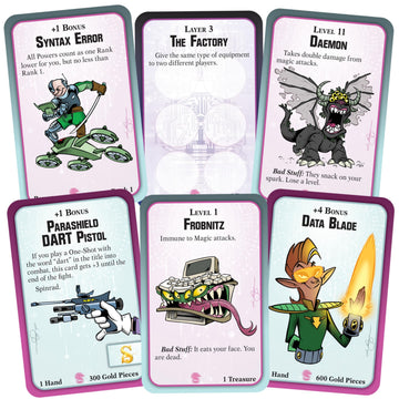 Steve Jackson Games Munchkin Shadowrun Hack The Future - Card Game Expansion, for 3-6 Players, Ages 14+