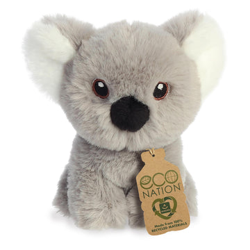 Aurora® Responsibly Made Eco Nation™ Mini Koala Stuffed Animal - Ideal for Playtime Adventures - Perfect for Birthdays or Just Because - Gray 4.5