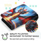 Trading Card Storage Album - 900 Pocket Card Binder with 50 Durable 9-Pocket Pages, Zipper Closure Collector's Album, Removable Sleeves for Card