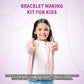 SpiceBox Friendship Bracelet Making Kit for Girls, Kids Best Friend DIY String Jewelry, Arts and Crafts Activity Set for Children, Multicolor (7410)