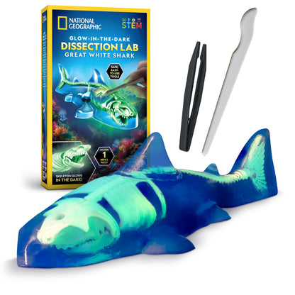 National Geographic Glow-in-the-Dark Shark Dissection Kit for Kids
