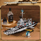 WW2 Military Battleship Boat Building Block Set,Large Sized Cruiser Toy,1442 PCS Battle Ship Toy Compatible with Lego Sets for Boys 8-14,Warship