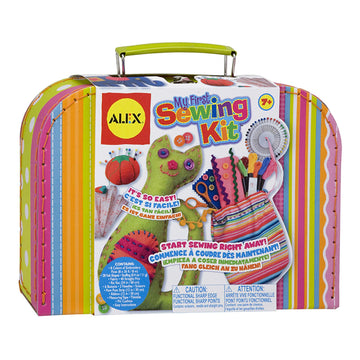 My First Sewing Kit by Alex Crafts, Perfect for Beginners, Arts and Crafts Colorful and Fun Sewing Projects to Learn the Basic Skills of Sewing (Ages