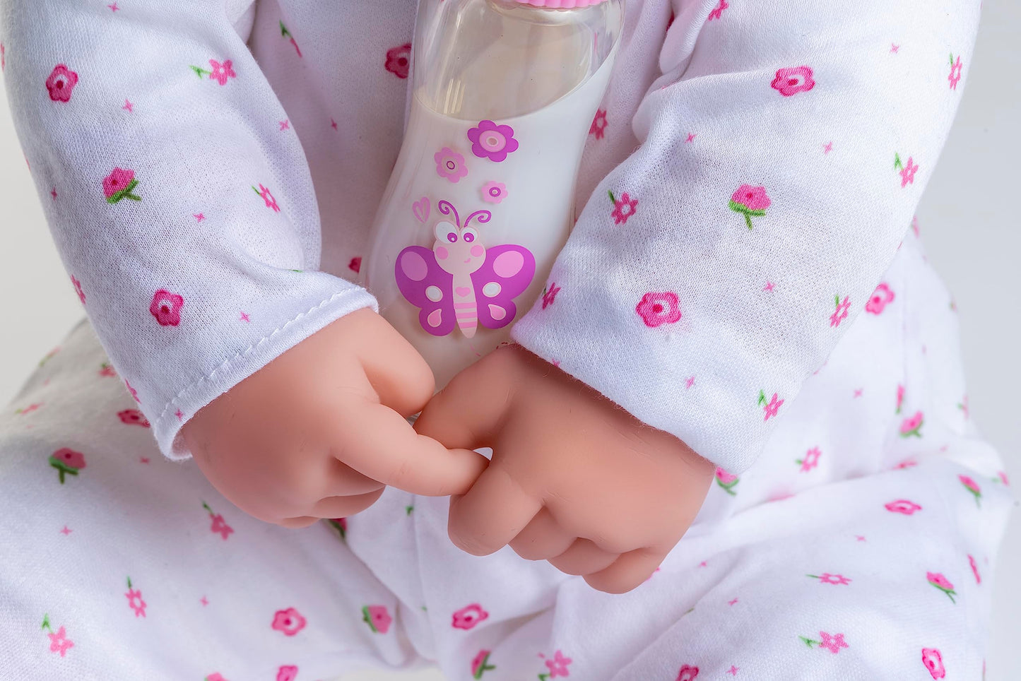JC Toys 20-inch La Baby Soft Body Doll | Washable | Gift Set includes Magic Milk Bottle & Pacifier | Removable Pink Outfit | Perfect for Toddlers and