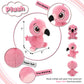 DolliBu Flamingo Plush - Fuzzy Stuffed Animal Flamingo, Cute Realistic Stuffed Animal Toy for Boys and Girls, Adorable Plush Gift for Baby, Kids