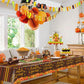 Ertyjikg 3PCS Large Friendsgiving Party Decorations Tablecloths Disposable Plastic Rectangle Friendsgiving Tablecloth for Thanksgiving Party Supplies