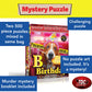 TDC Games Alphabet Mystery Jigsaw Puzzle for Adults, 500 Piece Puzzle Game - B is for Birthday