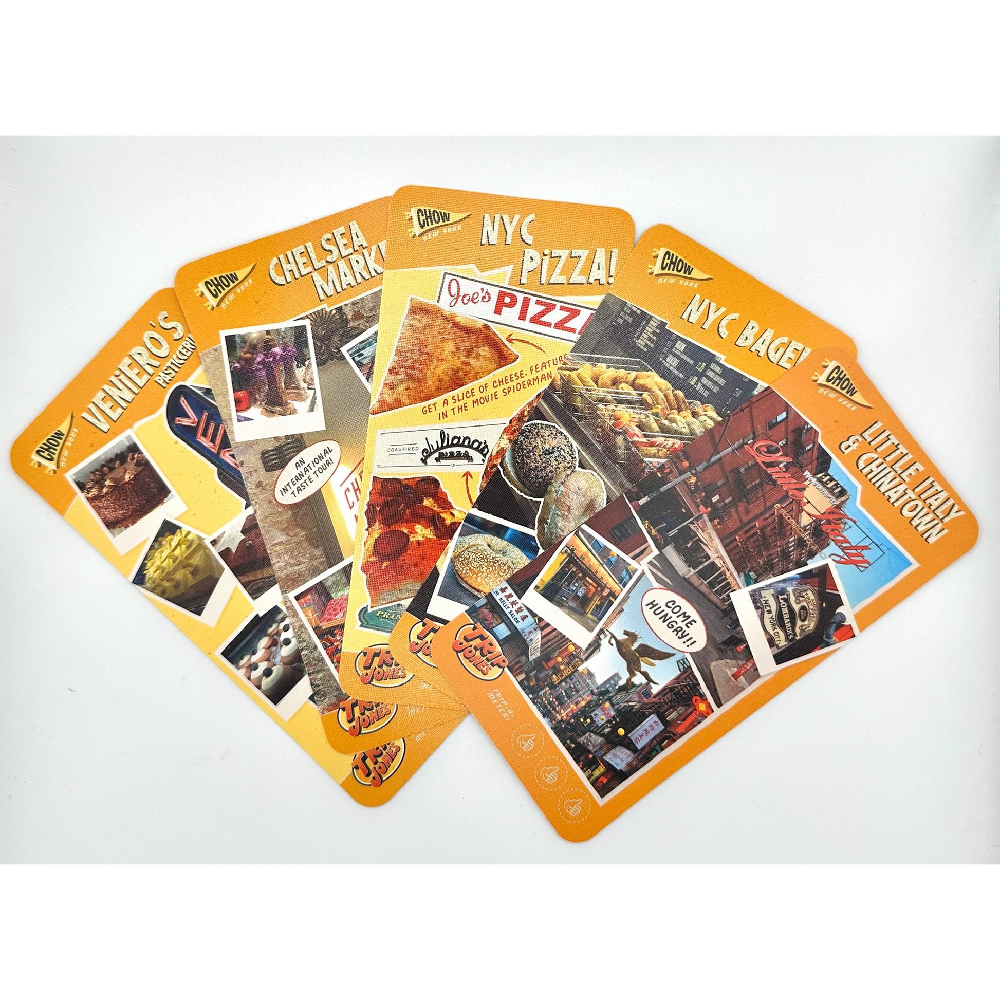 Trip Jones The Kids' Guide to New York City - Collectible Cards, Travel Spots to Play-Eat-See-Explore, Adventure & Learn, Storage Box, Stickers, Age
