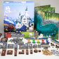 Castles of Mad King Ludwig Expansions - Massive Modular Add-On with Renovations, Secret Passages, Moats, Towers, Royal Decrees, Swan Tokens & 5th