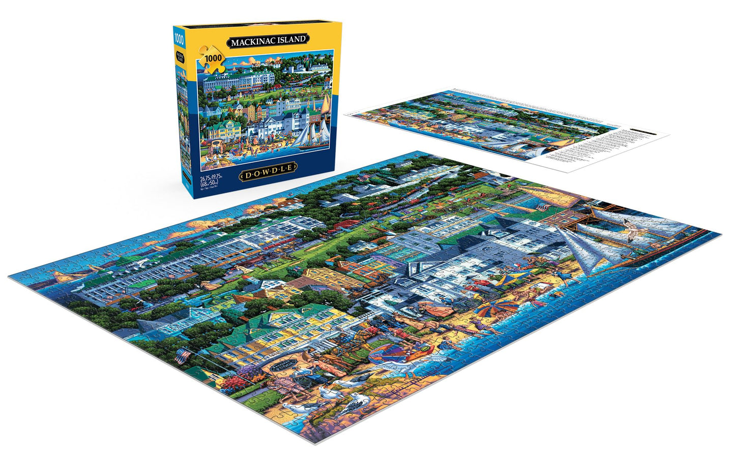 Buffalo Games - Eric Dowdle Mackinac Island - 1000 Piece Puzzle for Adults