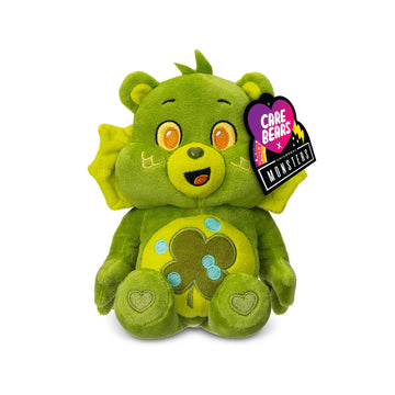 Care Bears Universal Monsters 9" Fun Size Plush - Good Luck Bear as Creature from The Black Lagoon - Soft, Huggable Plushie, Stuffed Animal for Girls