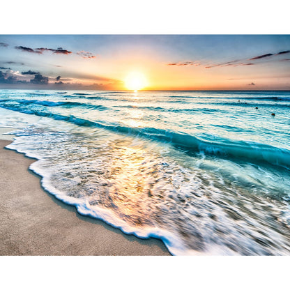 1000 Pieces Wooden Jigsaw Puzzle for Adults, Family or Elderly, Hawaiian Sunset Beach Puzzles, Art Home Decor DIY Funny Parent-Child Educational Game