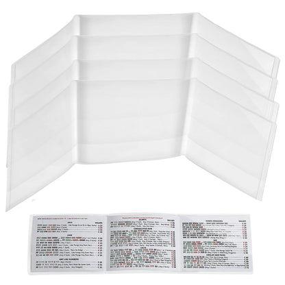 2026 MahjongCard Sleeves 4PCS, Transparent Plastic Covers