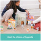 Sago Mini Big City, Activity Box with Pretend Play Toys & a Collectible Toy Figure, Kids Toys for Boys & Girls Ages 3 and up