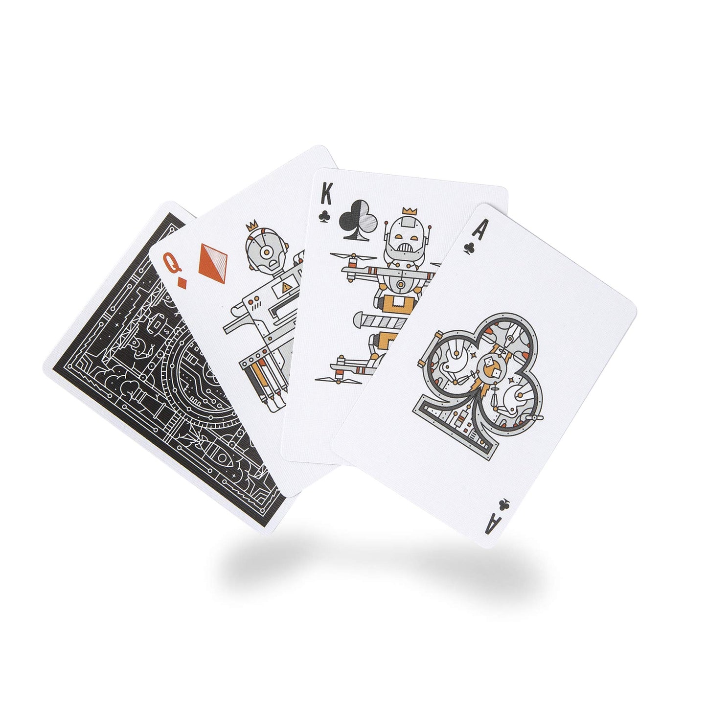 Stellar Factory Deck of Robots | Casino-Quality Playing Cards | Robot Theme | Made in USA | Poker Size 2.5" x 3.5" | 54 Cards with Jokers
