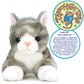 TigerHart Gavin The Grey Tabby Cat - 13 Inch Stuffed Animal Plush