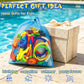 FUNCSDIK 35PCS Diving Pool Toys for Kids, Summer Underwater Diving Toys Set with Dive Sticks Rings Gems Storage Bag, Swimming Pool Toys for Fun Pool