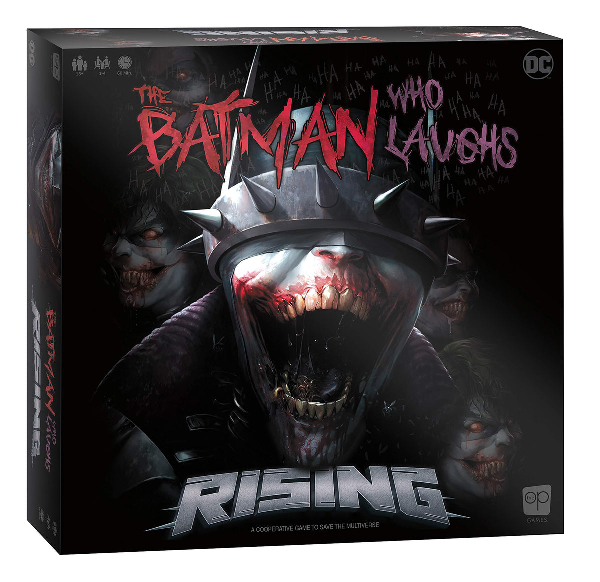 The Batman Who Laughs Rising | Cooperative Board Game | Featuring DC Comics Heroes and Villains - Wonder Woman, Green Lantern, Hawkgirl, Batman