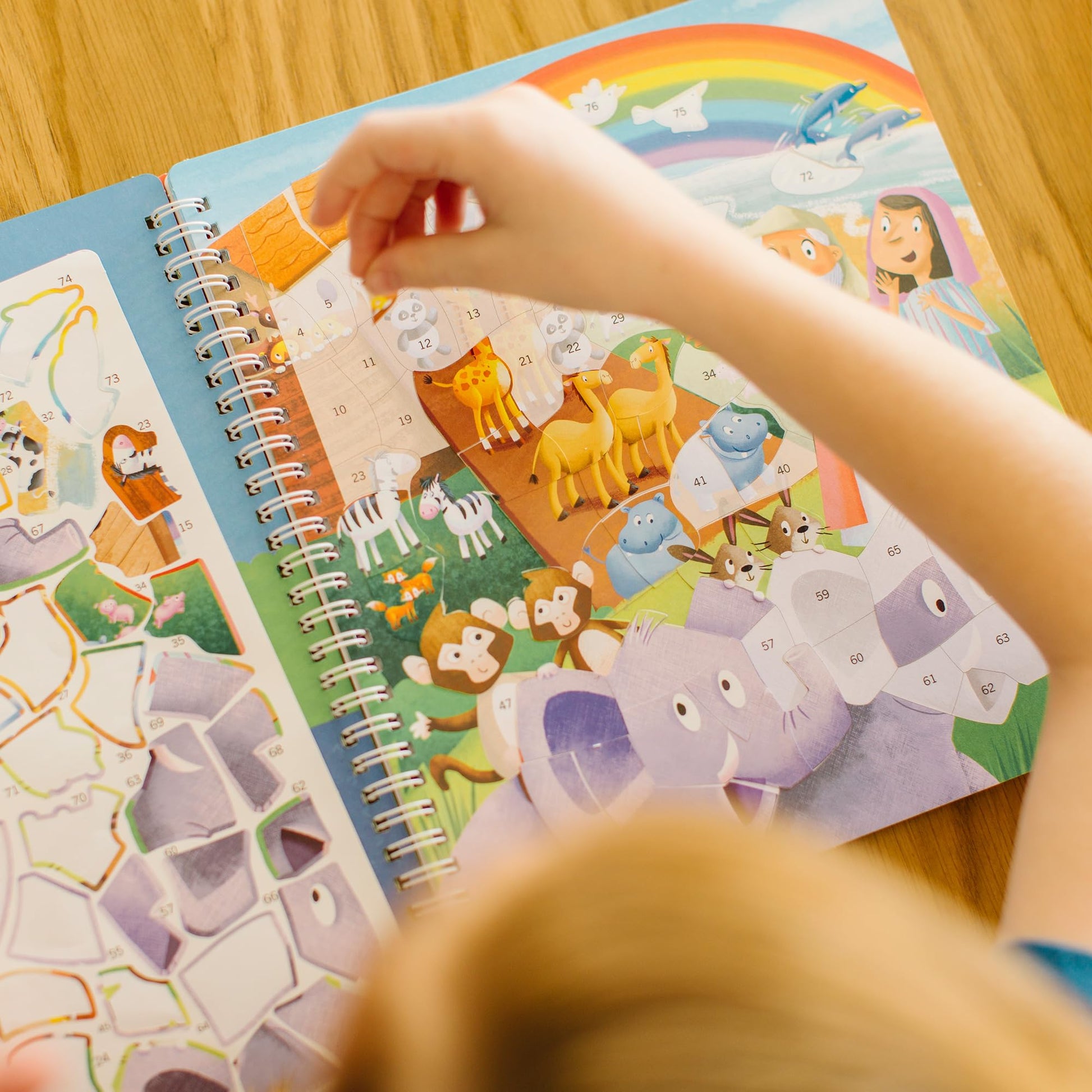The Old Testament Sticker Stories - Spiral Bound Activity Story Book