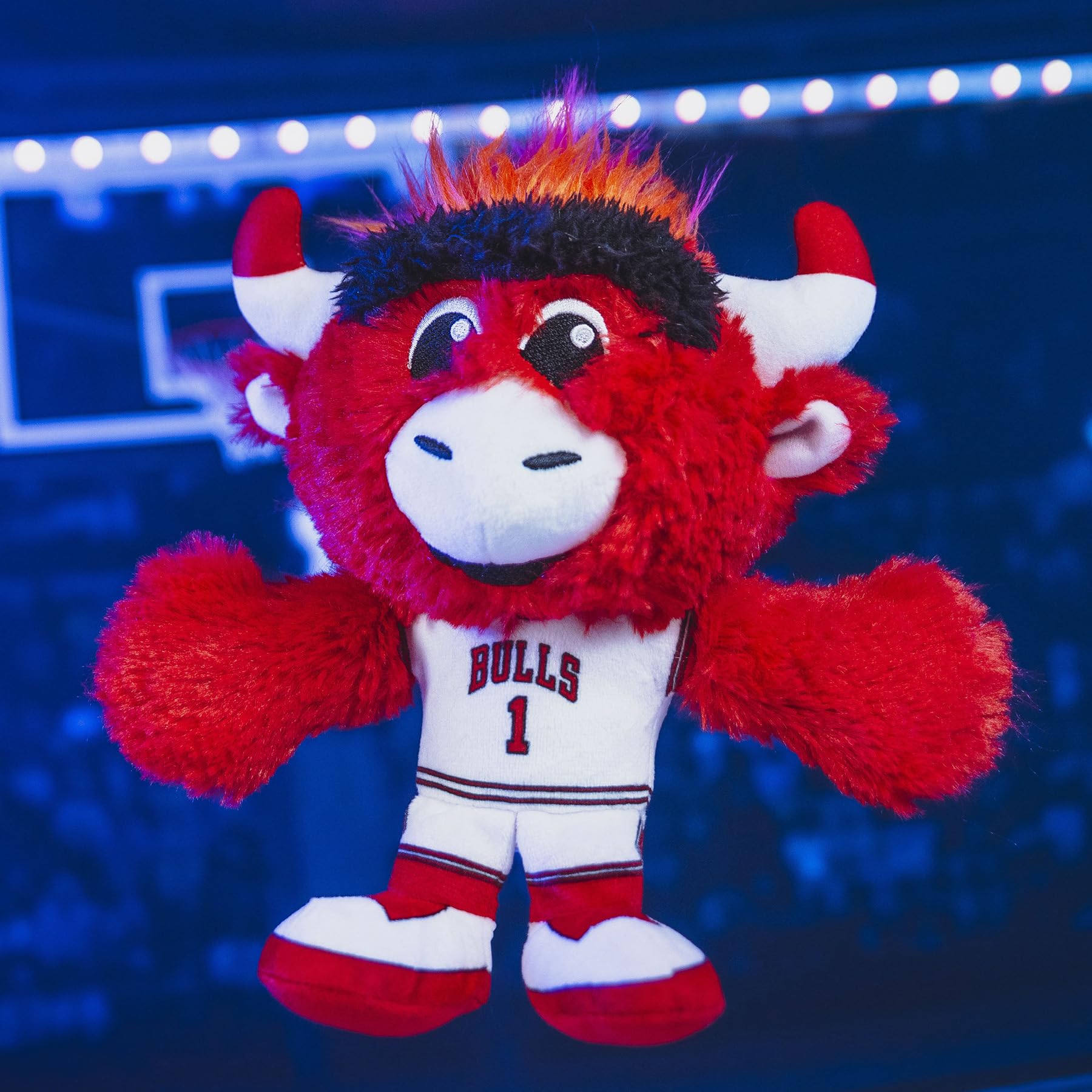 Bleacher Creatures Chicago Bulls Benny Mascot 8" Kuricha Sitting Plushees- Soft Chibi Inspired Mascot