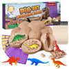Dino Eggs Dig Kit, 12 Pack Dinosaur Eggs Excavation Science Experiments Kits for Kids 4-12, Dinosaur Toys for 3 4 5 6 7 8 9 10 Year Old Boys Girls