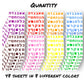 1,400Pcs Hebrew Letter Stickers of Alef Bet for Kids Learning Hebrew