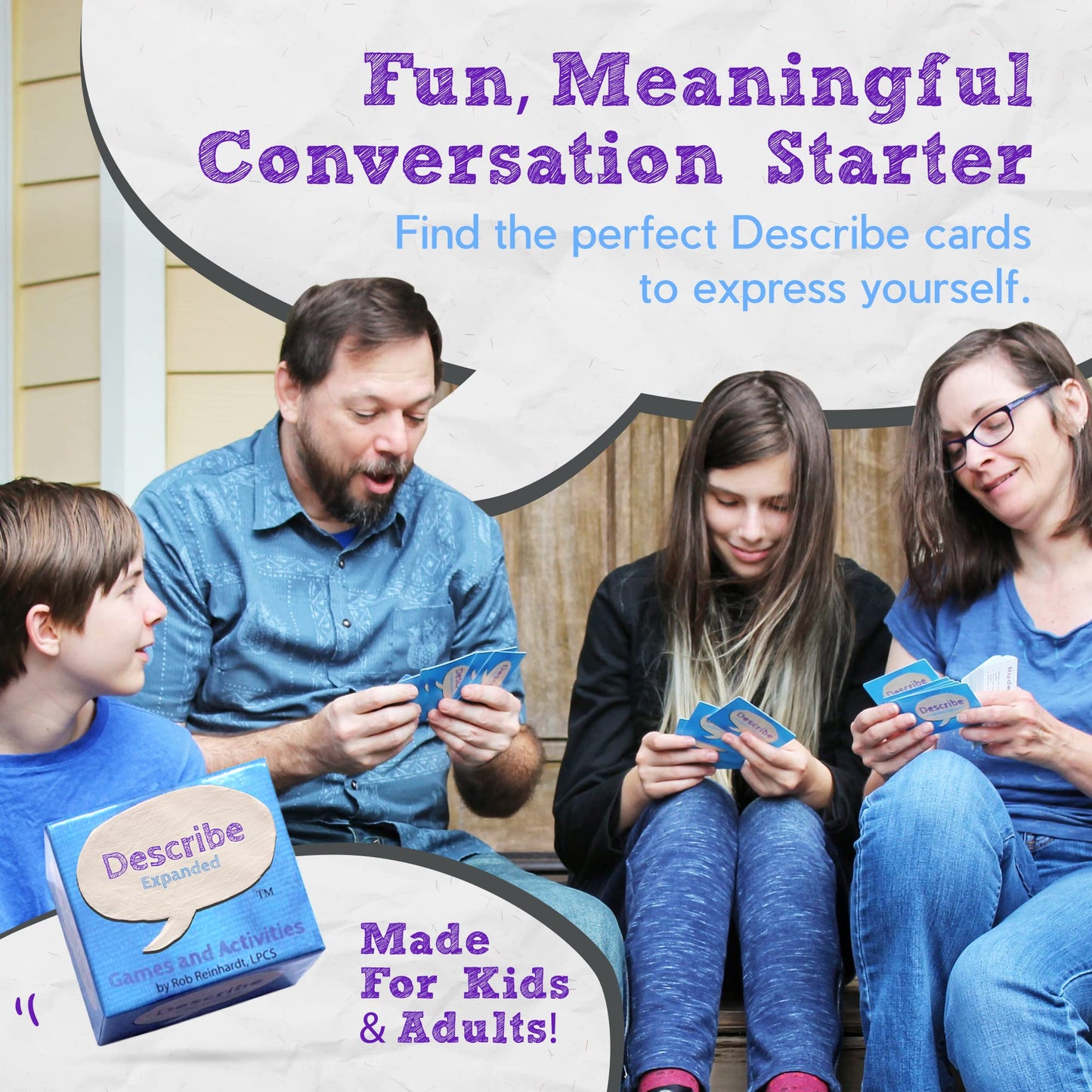 Describe Cards Deck Two Expansion 56 Conversation Cards