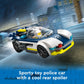 LEGO City Police Car and Muscle Car Chase, Emergency Vehicle Toy for Boys and Girls, Fun Gift for Kids Ages 6+ who Love Pretend Play Toys, Police Toy