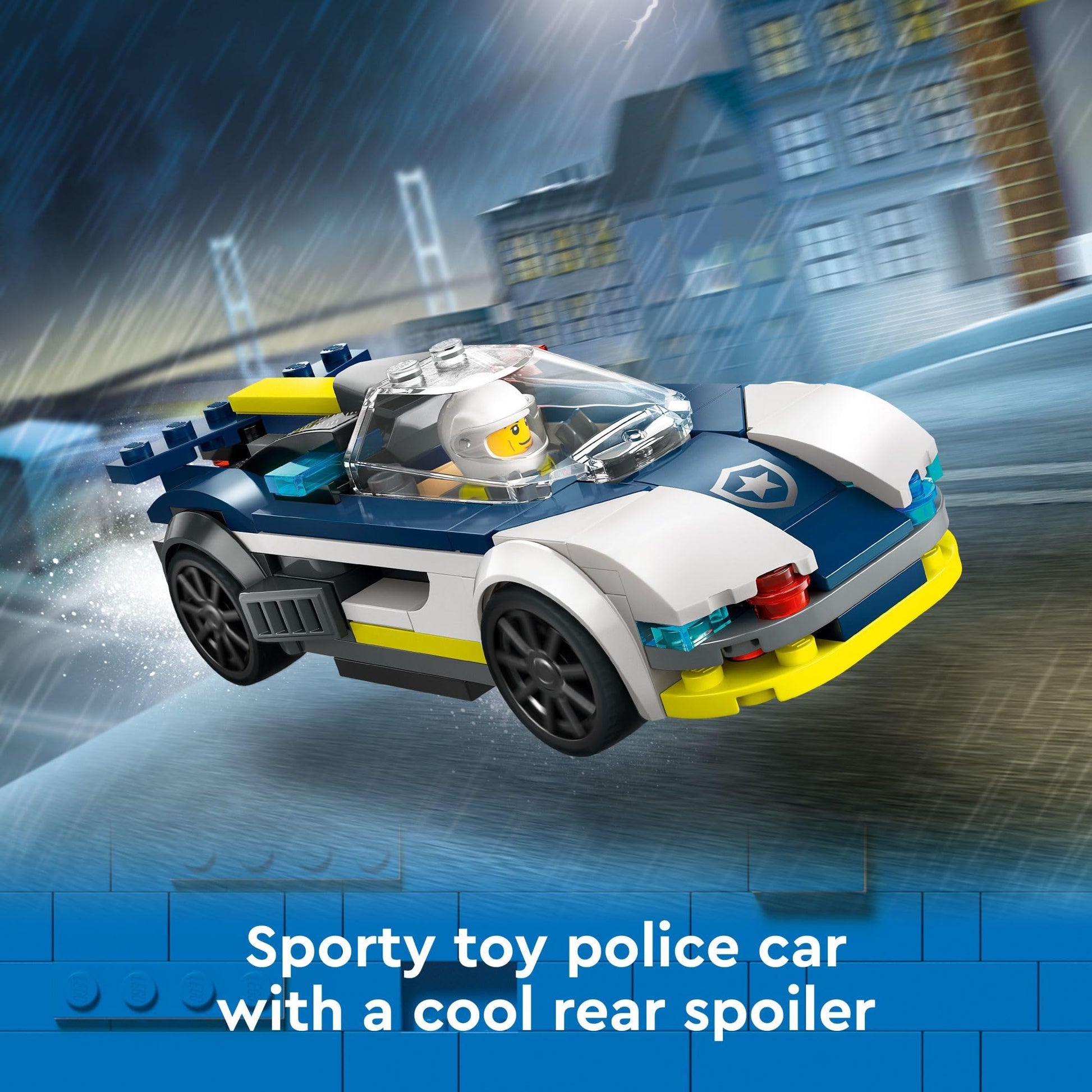 LEGO City Police Car and Muscle Car Chase, Emergency Vehicle Toy for Boys and Girls, Fun Gift for Kids Ages 6+ who Love Pretend Play Toys, Police Toy