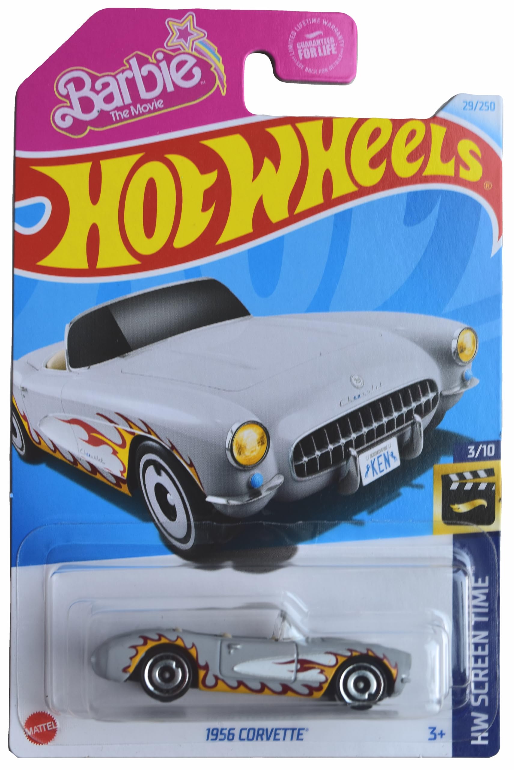 Hot Wheels 1956 Corvette, HW Screen Time 3/10 [Gray] 29/250