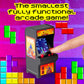 Tiny Arcade Tetris Mini Retro Game (3.5"): Playable Handheld Arcade Machine w/ Real Gameplay & Sound - Classic 1980's Video Game (Ages 8+)