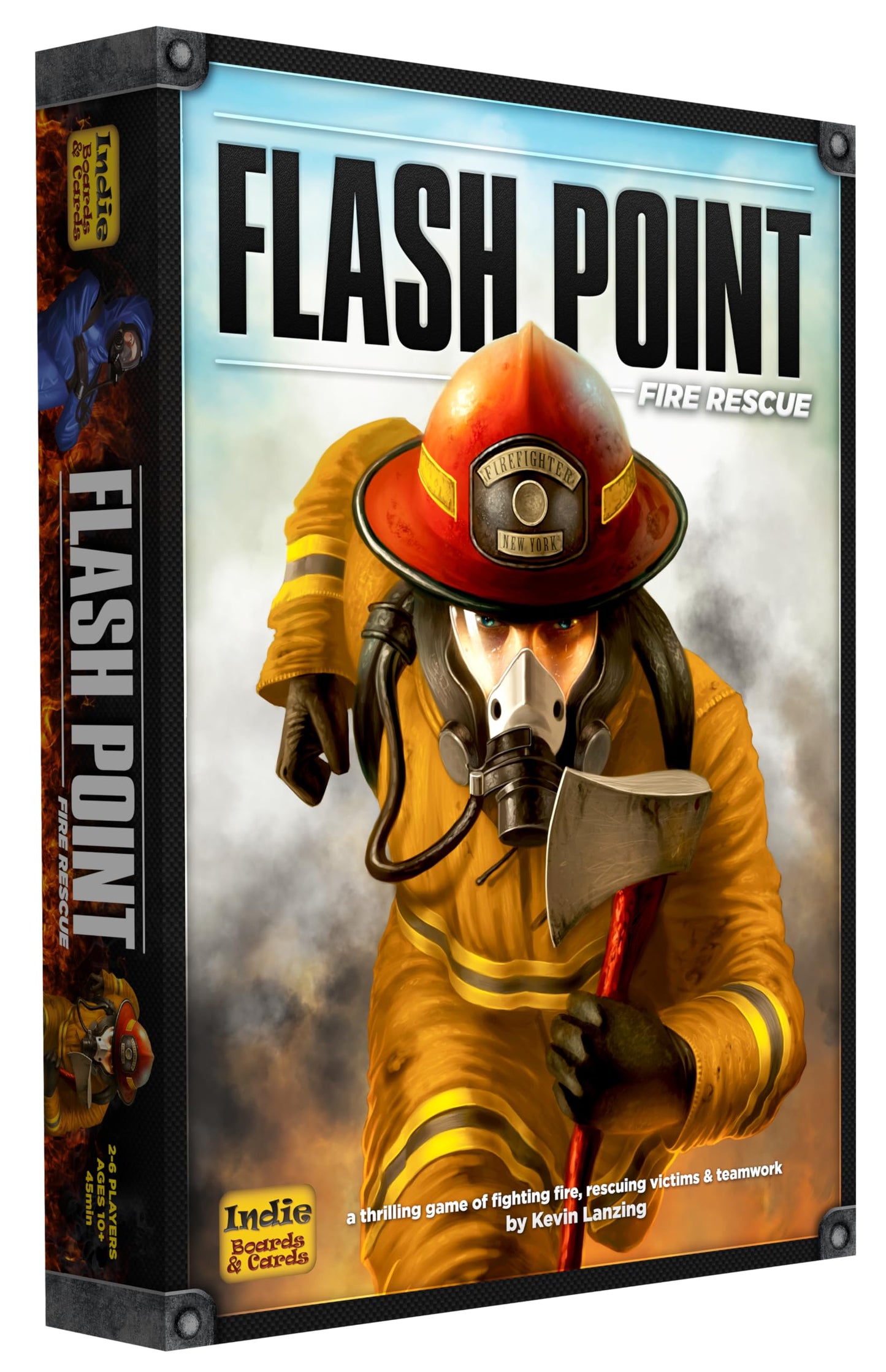 Flash Point: Fire Rescue 2nd Edition - A Thrilling Cooperative Board Game For Kids, Teens & Families to Save Lives - For 2-6 Players Ages 10+ with 30
