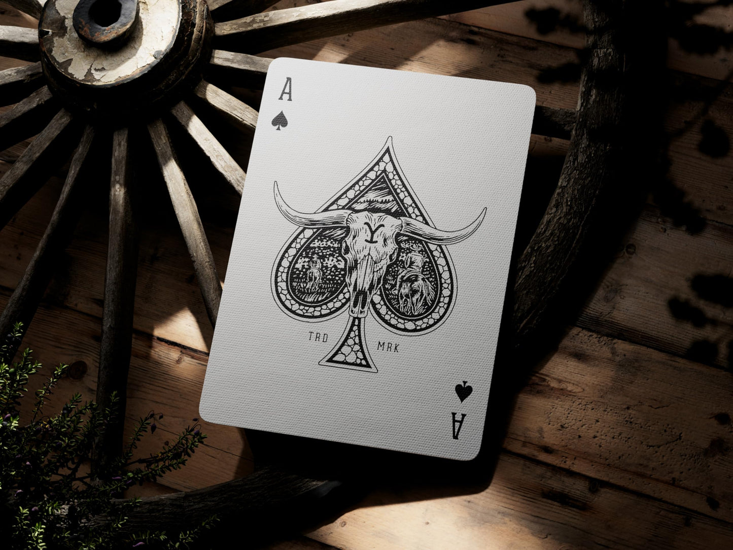 theory11 Yellowstone Premium Playing Cards, Poker Size Standard Index, Luxury Playing Cards