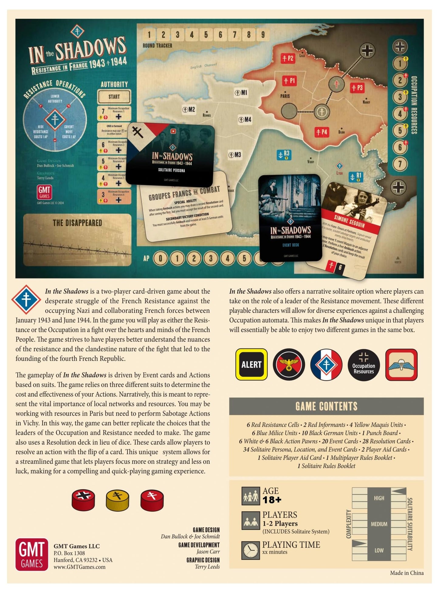 GMT Games in The Shadows