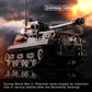 WW2 Army Tank Toys Building Kit Compatible with Lego, Create a German Tiger & an American M4 Sherman Models with 1184 Blocks, Great Military Toy Gifts