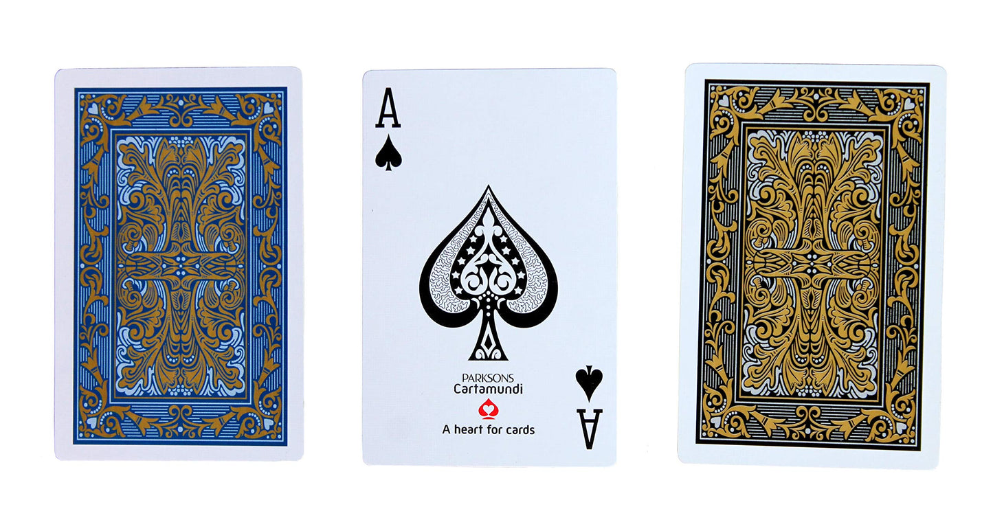 StonKraft Plastic Coated Playing Cards | Bridge Size Cards (Set of 3) Bridge Playing Cards for Flash, Rummy Party Games