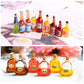 30 PCS 29 Styles Mini Wine Bottles Cake Toppers with 1 Plastic Miniature Toilet Toy Funny Dollhouse Cupcake Cake Topper Gift Set for Birthday Party