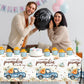 Juweked 3Pcs Pumpkin Tablecloth,A Sweet Little Pumpkin is On The Way Decorations,Fall Blue Baby Shower Tablecloth for Boy Birthday Party Disposable