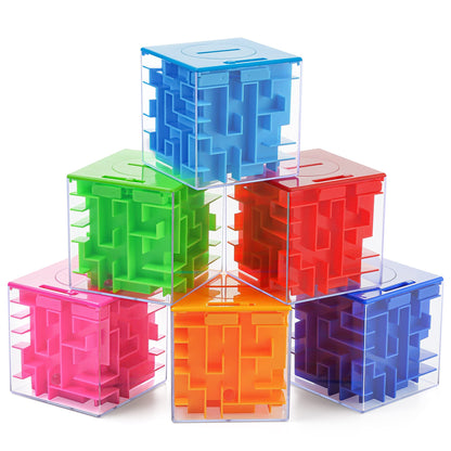 12 Pack Money Maze Puzzle Box for Cash Gift, Fun Ways to Give Money as A Gift, Great for Birthday, Valentine's