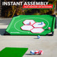 GoSports BattleChip Pong Chipping Golf Games for Adults and Families - Outdoor & Indoor Golf Game Set - Home, Backyard, Lawn, Beach, & More - 1 Board