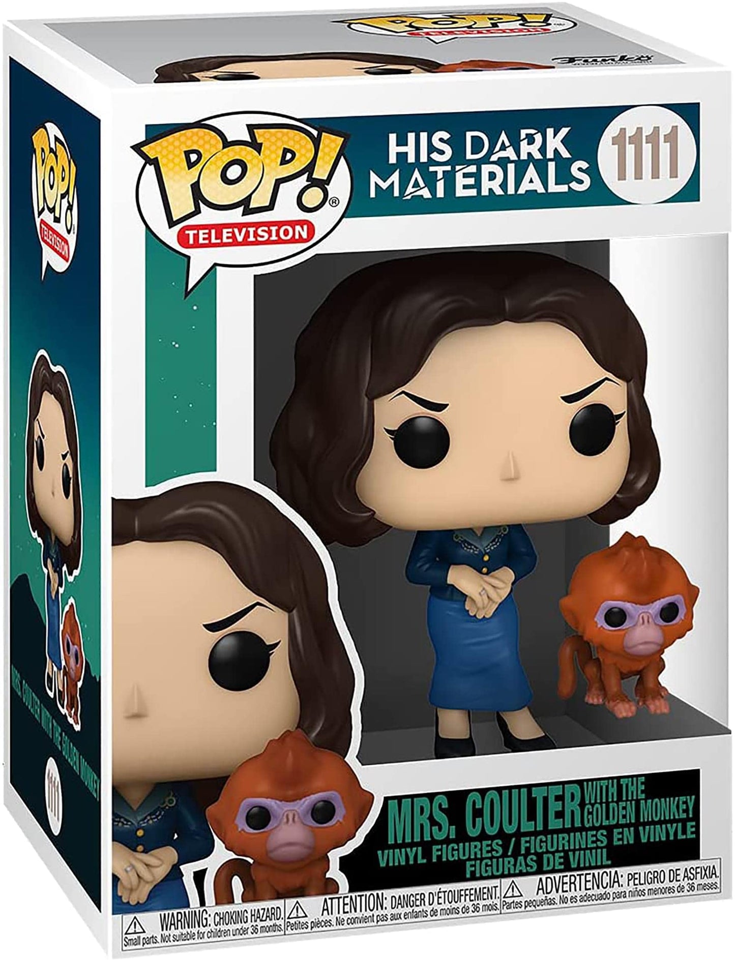 Funko Pop! &Buddy: His Dark Materials - Mrs. Coulter with Daem