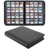 Migitec 16-Pocket Binder for 1280 Trading Cards, Ringless Album with 40 Double Sided and Side-Loading Pages, Compatible with MTG, Sport Cards and