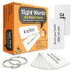 Star Right Education Sight Word Flash Cards, 169 Sight Words and Sentences with 2 Rings