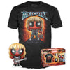 Funko Pop Collectible Toy Figure - Deadpool - Breezy Cave 91 - Deadpool - T-Shirt - Clothes with Collectable Vinyl Figure - Gift Idea - Toys and Short