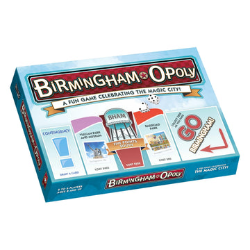 Late for The Sky Birmingham-Opoly City Themed Family Board Game, Opoly-Style Strategy for 2-6 Players Ages 8+, Traditional or Fast 1-Hour Play for Fun
