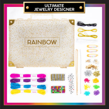 Rainbow High Ultimate Jewelry Designer, DIY Jewelry Making Kit, Design 20+ Pieces of Jewelry, Great Weekend or Sleepover Activity for Girls, Bead Kit