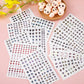 Joez Wonderful 12Pcs Water Eye Stickers for Dolls, Eye Water Decals Cute Cartoon for Doll Clay Accessories