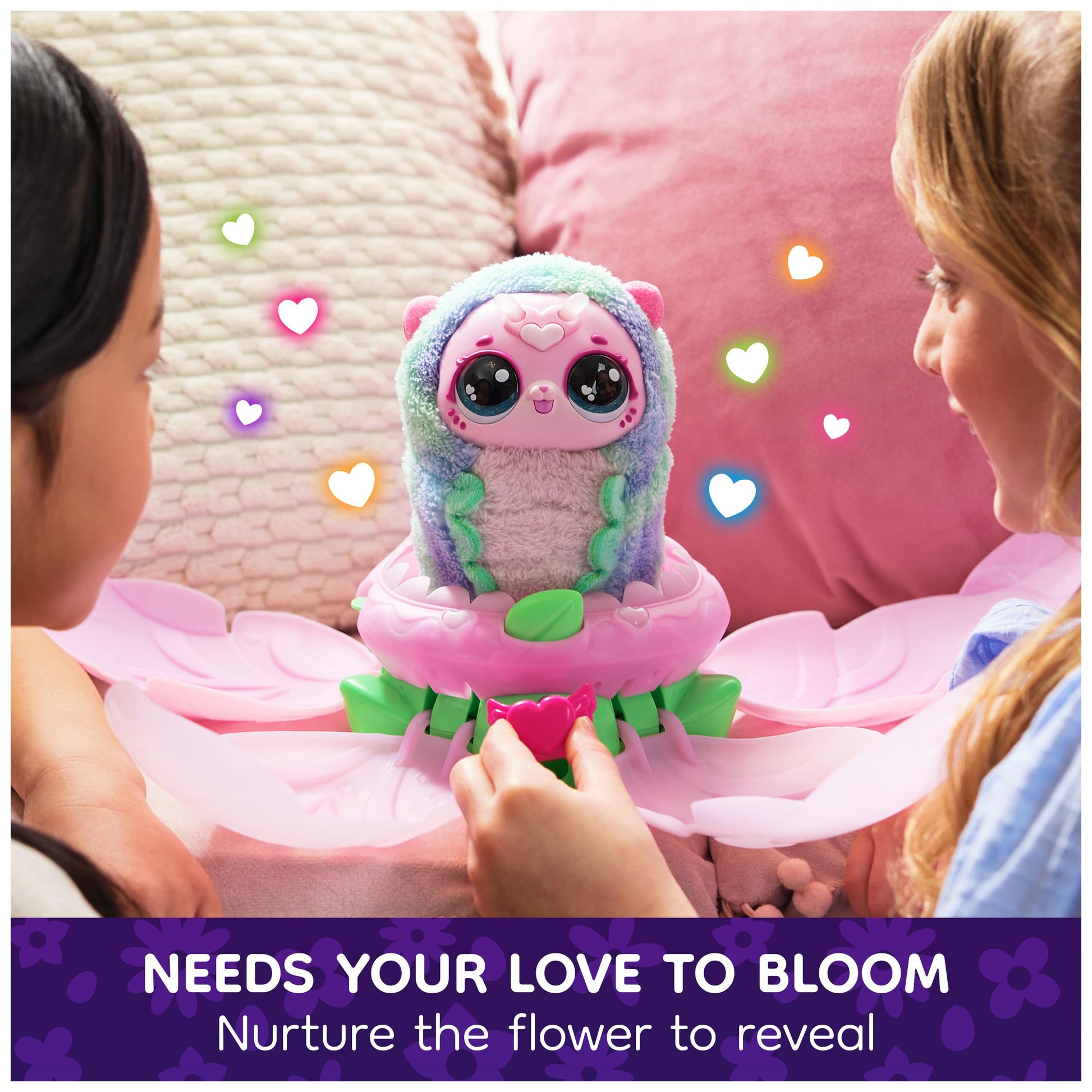 Hatchimals Bloomables Kittyfly Surprise Interactive Toy & Flower, Ages 4+