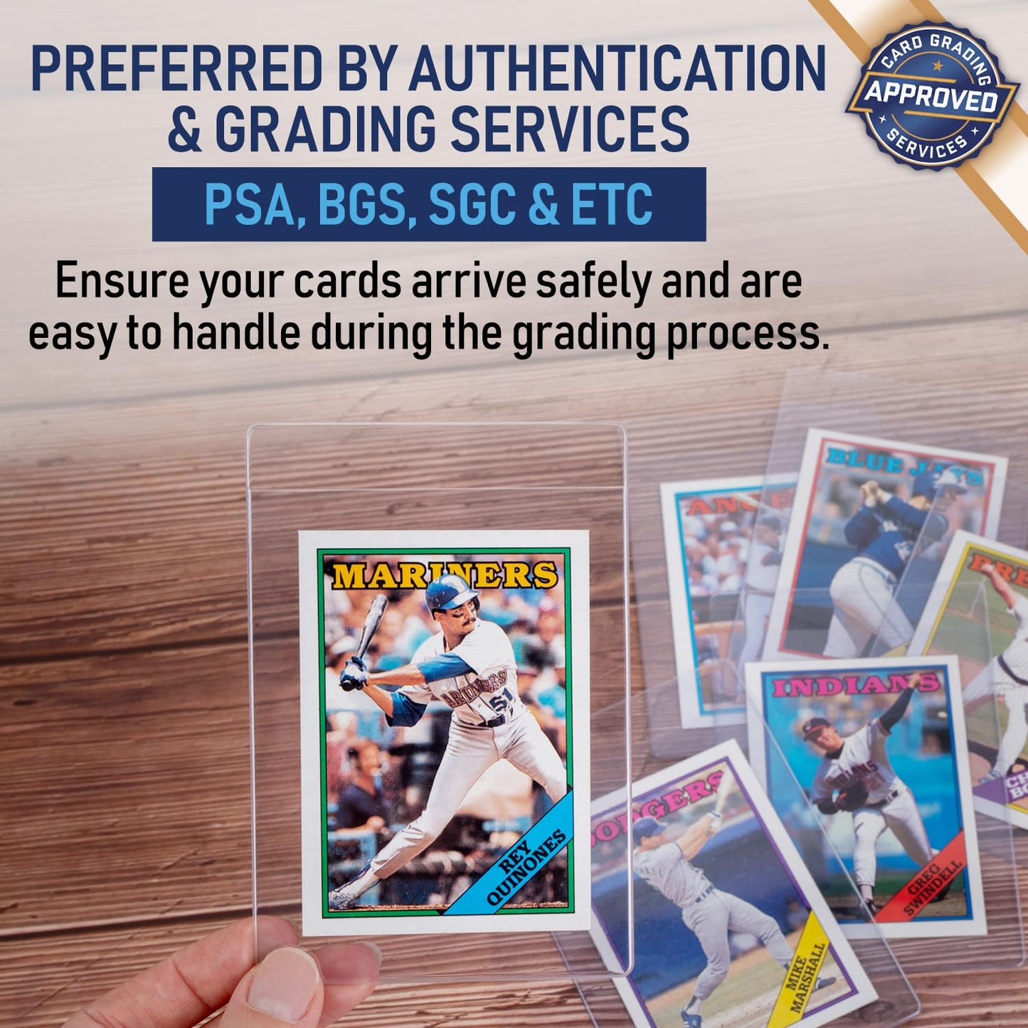 Semi Rigid Card Holder | PSA Graded Card Sleeves & Holder, PSA Cards Sleeves, Sports Saver SGC Slab Sleeve, #1 Hard Sleeve for Cards Grading